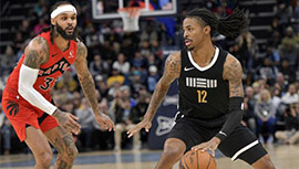 NBA简报:猛龙116-111力克灰熊 西亚卡姆24+7 莫兰特28+8+9