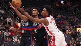 NBA简报:火箭112-110击败活塞 范弗里特20+12&末节统治 申京29+6