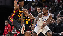 NBA简报:快船149-144击溃老鹰 小卡36分 哈登30+8+10 杨25+12