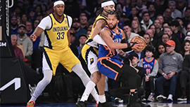 NBA简报:步行者125-111击退尼克斯 特纳23+8 哈利伯顿22+12 布伦森39分