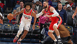 NBA简报:鹈鹕133-126险胜奇才 锡安36+6+8 CJ26+6 阿夫迪亚生涯新高43+14