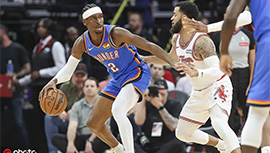 NBA简报:雷霆123-110复仇火箭 霍姆格伦29+8+7&末节19分 亚历山大36分