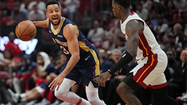 NBA简报:鹈鹕111-88击退热火 麦科勒姆30+7 锡安仅4分 巴特勒17+5