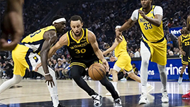NBA简报:步行者123-111客胜勇士 西卡25+16+6 哈利伯顿25+11 库里25+10+5