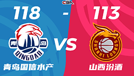 CBA简报:青岛118-113胜山西 赵嘉义34+9 段昂君29分 张宁33+7