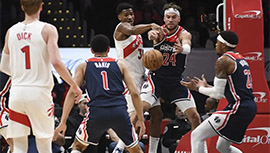 NBA简报:奇才112-109力克猛龙 阿夫迪亚22+13 普尔18+12 小特伦特31分