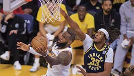 NBA简报:湖人150-145战胜步行者 丁威迪湖人生涯新高26分 浓眉36+16 老詹26+10
