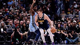 NBA简报:掘金128-103大胜灰熊 约基奇29+11+8 布劳恩17+5