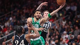 NBA简报:老鹰120-118逆转绿军 亨特24+7&关键三分 塔图姆37+8