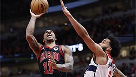 NBA简报:奇才107-105胜公牛 普尔23+5 德罗赞27+6+5断&压哨绝杀失败