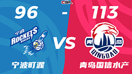 CBA简报:青岛113-97击败宁波24连败 段昂君18+9 杨瀚森9+7 阿尔斯兰23+14