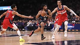 NBA简报:篮网122-119终结奇才 托马斯38+7 施罗德21+8 普尔38+7+8