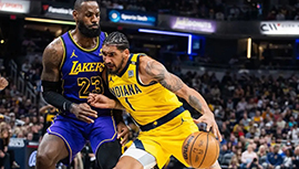 NBA简报:湖人90-109惜败步行者 浓眉24+15 老詹16+10+8 西卡22+11+6