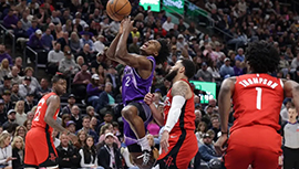 NBA简报:火箭101-100擒爵士 杰伦-格林下半场30分！阿门18分8前板