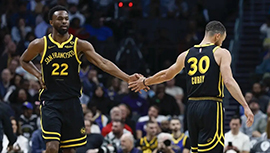 NBA简报:勇士115-97轻取黄蜂 库里23分 维金斯20+8+8 TJD18+8