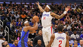 NBA简报:快船100-97险胜魔术 小卡29+11+5 哈登抢断&乔治跳投救赎