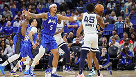 NBA简报:魔术118-88大胜灰熊 小卡特15+13 班凯罗13+9+7
