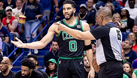 NBA简报:绿军104-92战胜鹈鹕 塔图姆23+9 波津19+10 锡安25+9