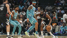 NBA简报:快船130-118轻取黄蜂 乔治41+8 祖巴茨24+12 布里奇斯33+7