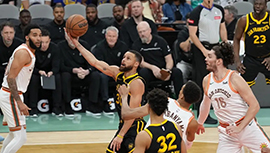 NBA简报:勇士117-113逆转马刺 库里33+8 追梦21+11+6 文班32+9