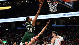 NBA简报:雄鹿113-117不敌奇才 普尔16+13 基斯珀特27+7 字母哥35+15+10