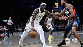 NBA简报:篮网115-111复仇步行者 托马斯27分 西卡26+9&末节15分 哈利伯顿24+8