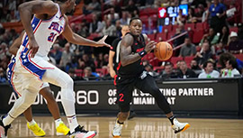 NBA简报:76人109-105险胜热火 马克西37+9+11 恩比德29分 罗齐尔22分