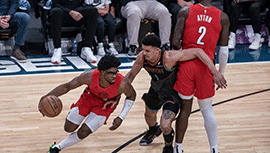 NBA简报:开拓者108-102险胜奇才 艾顿34+13 阿夫迪亚22+12 普尔20+5+9
