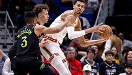 NBA简报:马刺111-109逆转鹈鹕 文班准三双+致胜封盖 CJ31分 瓦兰26+7+7