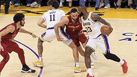 NBA简报:湖人116-97击败骑士 詹姆斯24+12 浓眉22+13 拉塞尔28分