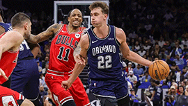 NBA简报:魔术113-98轻取公牛 班凯罗24+6+5 萨格斯19+5 德罗赞30+7失误