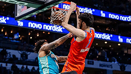 NBA简报:雷霆121-118险胜黄蜂 基迪20+13+13 霍姆格伦20+10