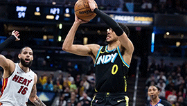 NBAJ简报:热火115-117负步行者 吉米27+7+8 希罗末节空砍14分 乐福关键违例