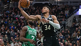 NBA简报:雄鹿104-91擒绿军 字母哥伤退&贝弗利20+10 两队合计2罚球！