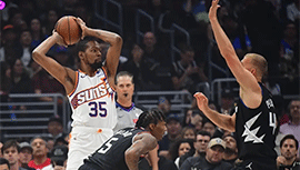 NBA简报:快船108-124惨败太阳 快船六主力不打 海兰德新高37分
