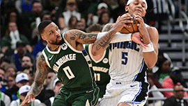 NBA简报:雄鹿117-99击退魔术 波蒂斯30+9 利拉德29+6+8 班凯罗20+6+6