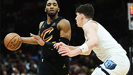 NBA简报:骑士110-98轻取灰熊 米切尔29+8 拉拉维亚生涯新高32+7