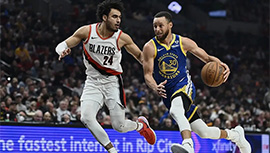 NBA简报:勇士100-92力克开拓者排名超湖人 库里22+7+8 艾顿空砍25+11