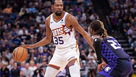 NBA简报:太阳108-107击退国王 弩机关键1罚&福克斯致命失误！杜兰特28+5