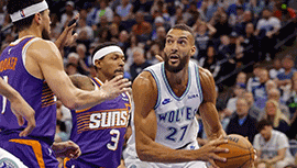 NBA简报:太阳125-106轻取森林狼进季后赛 比尔36+6+5 布克23+7 戈贝尔21+7