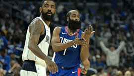 NBA简报:快船109-97击败独行侠领先1-0 哈登28+8！小卡缺阵 祖巴茨20+15 东欧64分