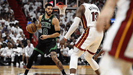 NBA简报:绿军102-88扑灭热火3-1拿到赛点 怀特狂砍38分！獭兔20+11
