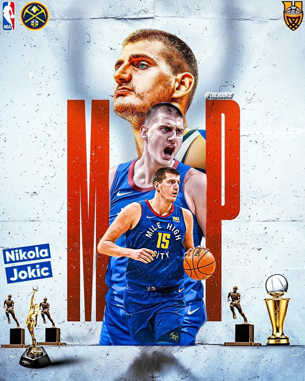 NBA官宣常规赛 MVP：约基奇四年三获 可媲美四大名宿