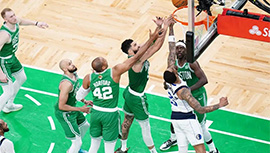 NBA简报:绿军106-86胜独行侠夺总冠军！塔图姆31+8+11 布朗21+8 东契奇28+12+5