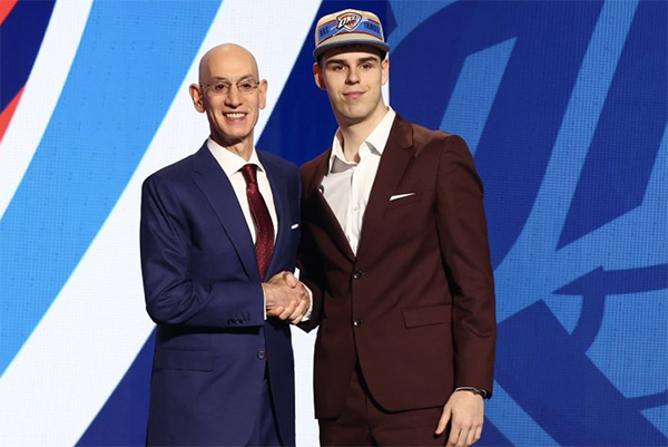 NBA首轮选秀，森林狼、雷霆、湖人收获满满
