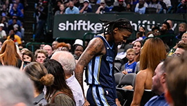 NBA简报 :灰熊121-116战胜独行侠 莫兰特13分&崴脚 河村勇辉5分3助 哈迪21+9