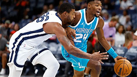 NBA简报:黄蜂119-94大胜灰熊 米勒22分 曼恩19分 贝恩17分
