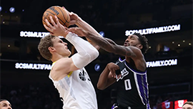 NBA简报:爵士117-114送国王4连败 基昂特-乔治24+5 小萨29+16+8