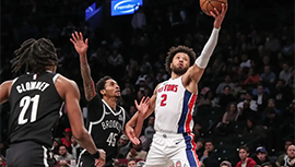 NBA简报:活塞106-92击败篮网 崔永熙未出场 C-约翰逊26分 杜伦13+17