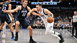 NBA简报:独行侠108-85胜魔术3连败 东契奇32+9+7 欧文28分钟17分 班凯罗缺阵